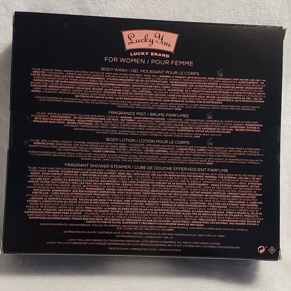 NIB - Lucky You for Women by Lucky Brand 4 pc Gift Set - Picture 6 of 8